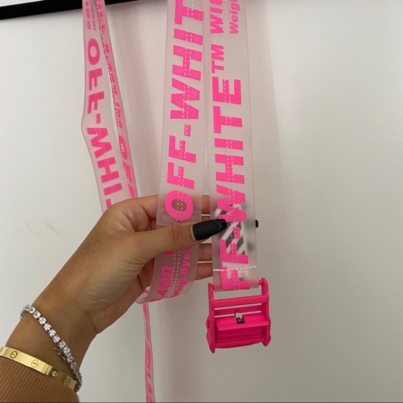 Off-White Accessories - Pink Off White Belt